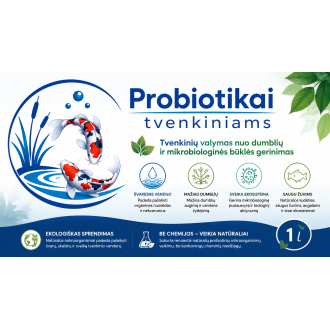 Probiotikai Tvenkiniams – tvenkinių valymas nuo dumblių ir mikrobiologinės būklės gerinimas ; 1 l